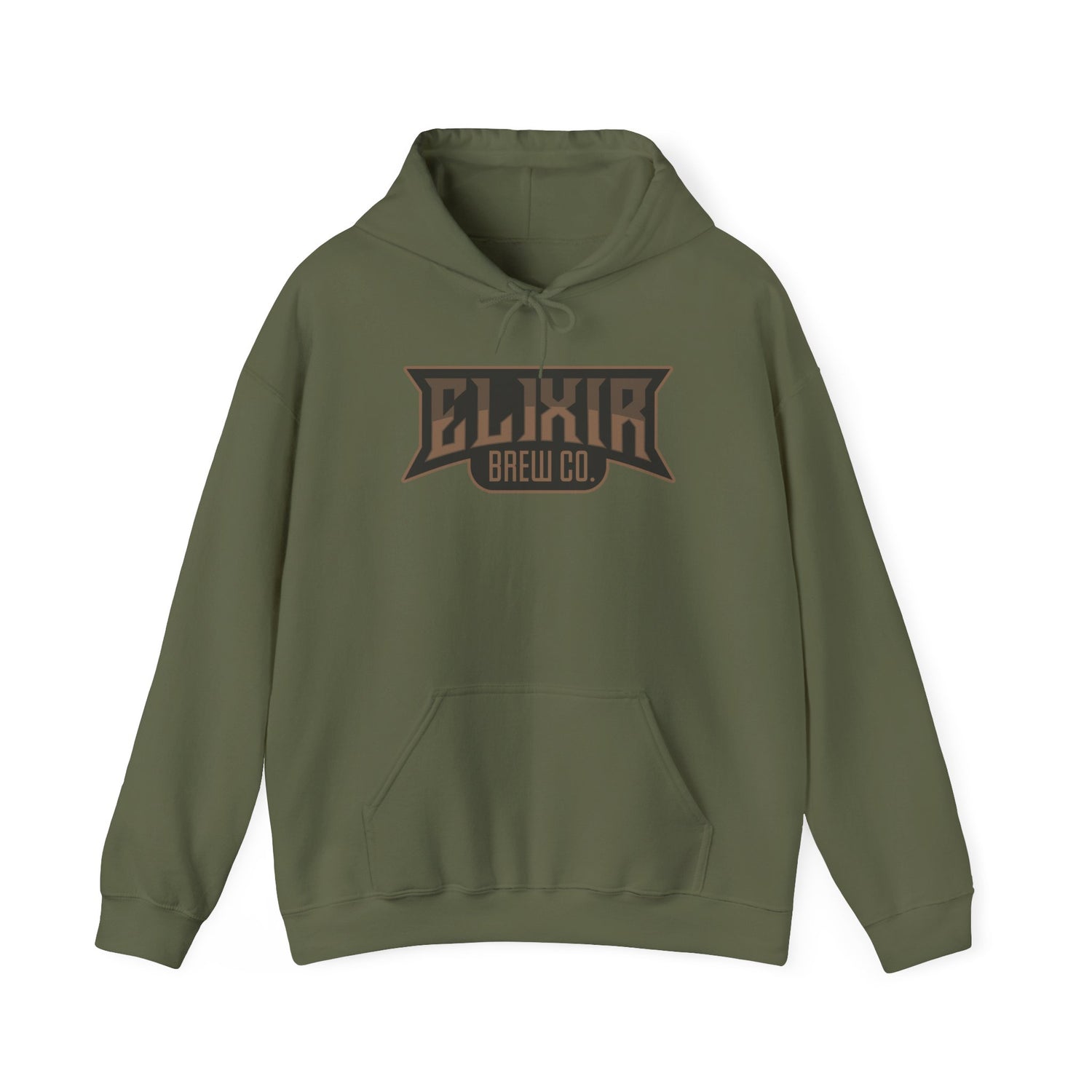 Military Green Elixir Hooded Sweatshirt