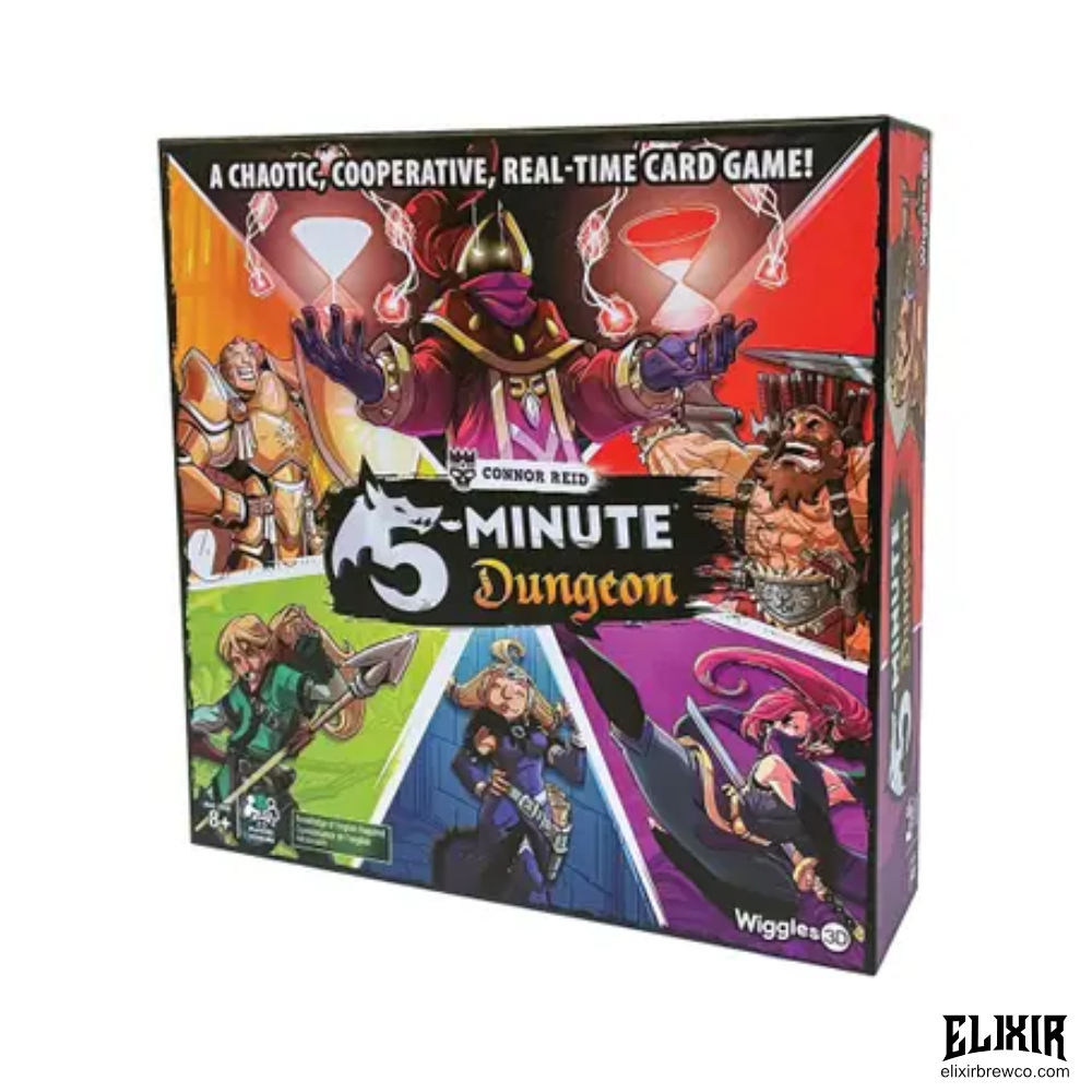 MY DUNGEON CARD & BOOK セット 5-Minute Dungeon – Quick Co-op Strategy Game – Elixir Brew Co