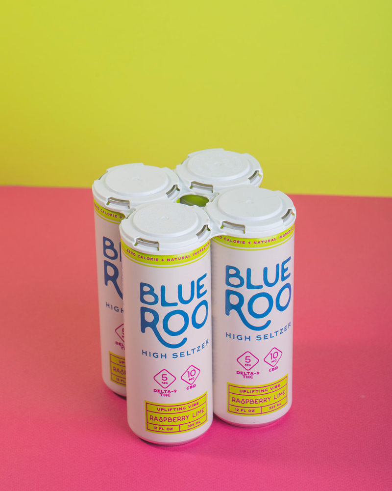 Blue Roo Raspberry Lime Seltzer 4-Pack