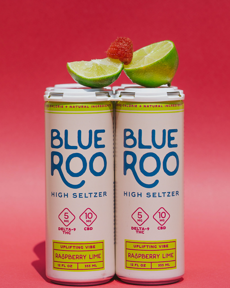 Blue Roo Raspberry Lime Seltzer 4-Pack