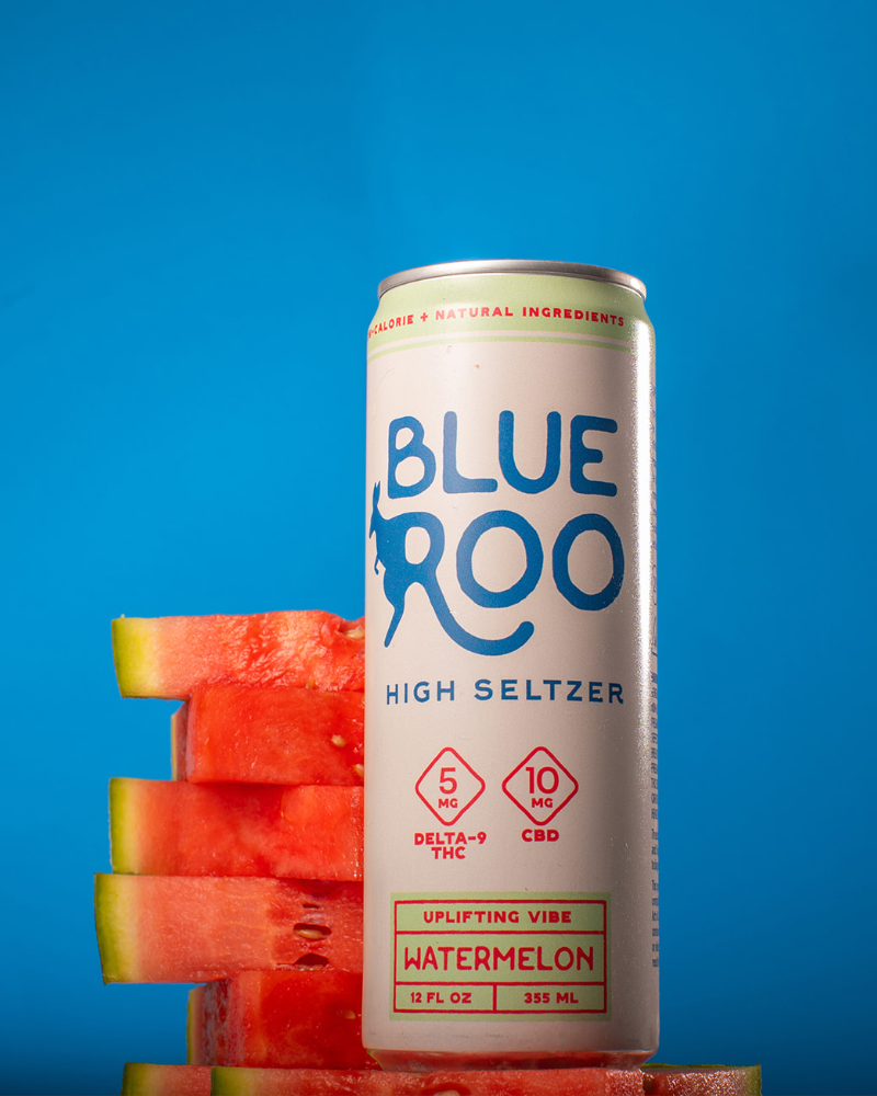 Blue Roo Watermelon Seltzer 4-Pack