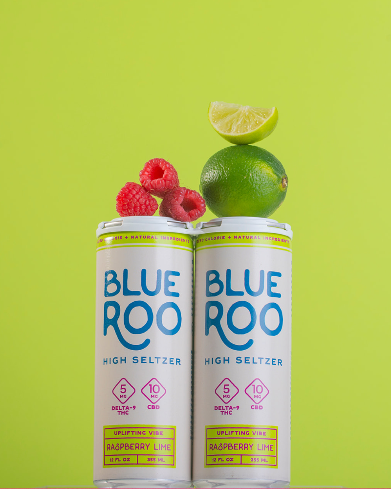 Blue Roo Raspberry Lime Seltzer 4-Pack