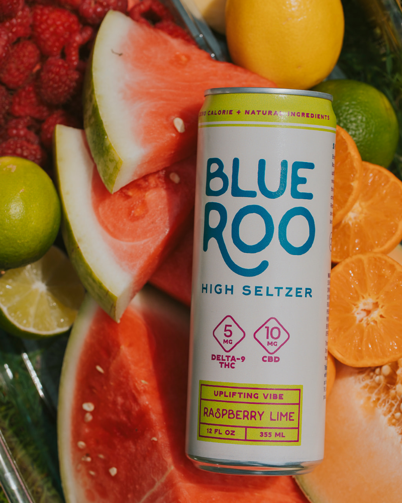 Blue Roo Raspberry Lime Seltzer 4-Pack