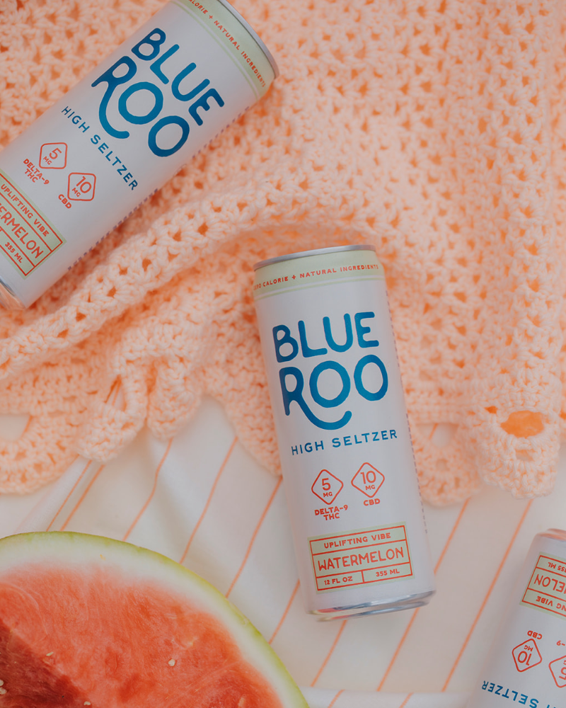Blue Roo Watermelon Seltzer 4-Pack