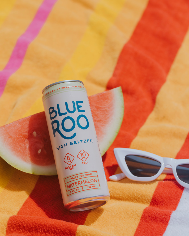 Blue Roo Watermelon Seltzer 4-Pack