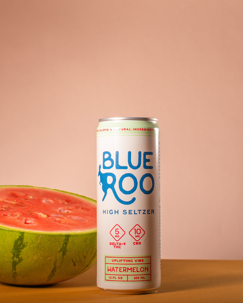 Blue Roo Watermelon Seltzer 4-Pack