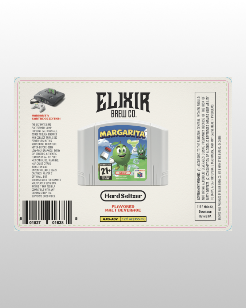 Elixir Seltzer Margarita 4-Pack